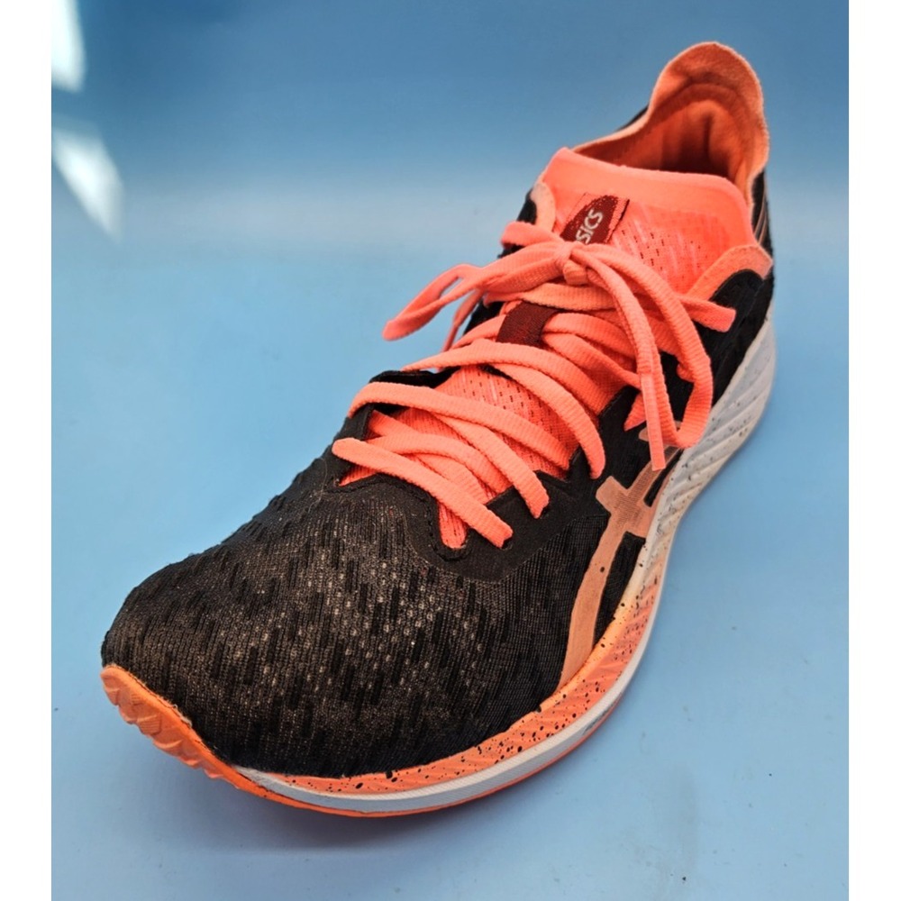 Asics Magic Speed Women‎ Size 7.5 Blazing Coral Running Shoes Sneakers 1012B 265